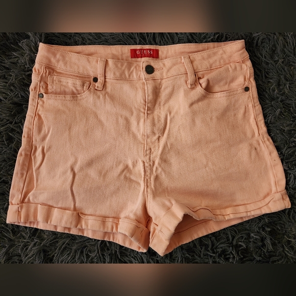 Guess Denim Shorts | Size 31 | Pink - Picture 1 of 6